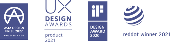 CleanMyMac awards: iF Design Award 2020, reddot winner 2021, UX Design Award product 2021, Asia Design Prize 2022 gold winner