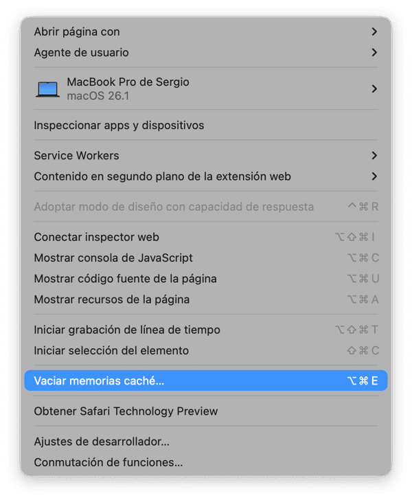 Elimina los archivos cach&eacute;