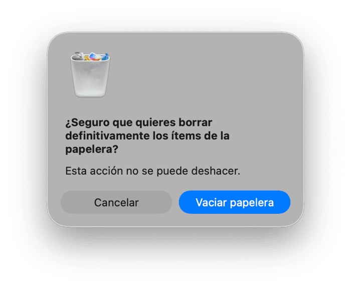 Vac&iacute;a la Papelera