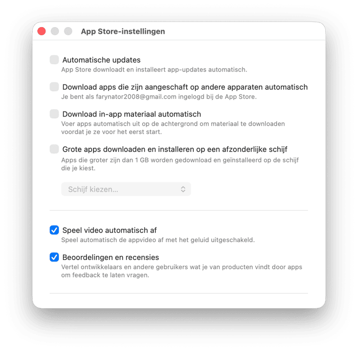 Je update-instellingen aanpassen
