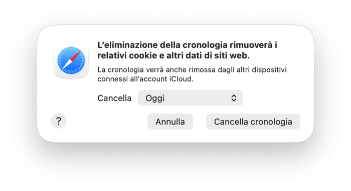 Come eliminare la cronologia di Safari