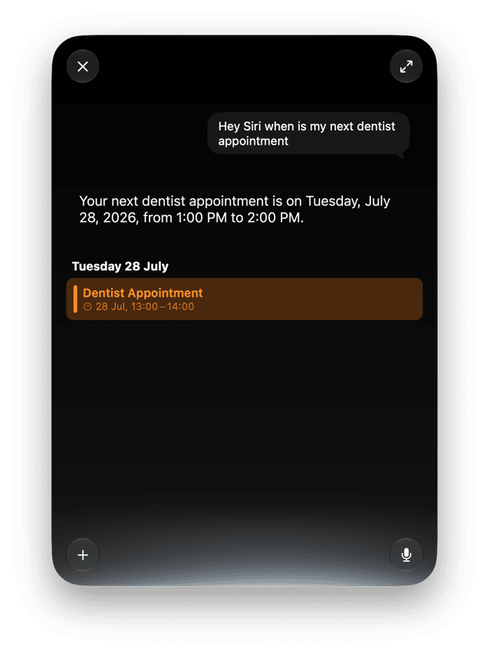 Personal context and file awareness