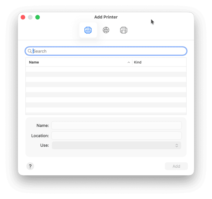 How to add a printer using its IP address