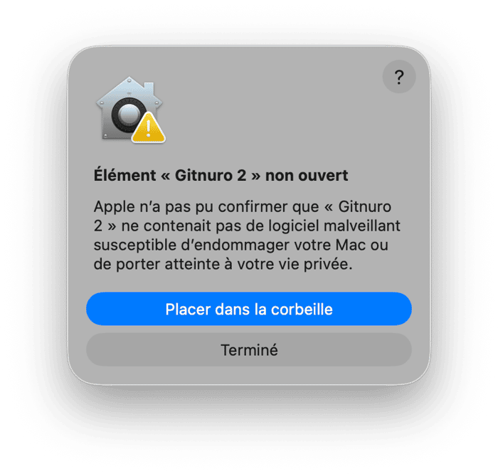 Pourquoi certaines applications ne peuvent pas &ecirc;tre ouvertes ou v&eacute;rifi&eacute;es sur Mac