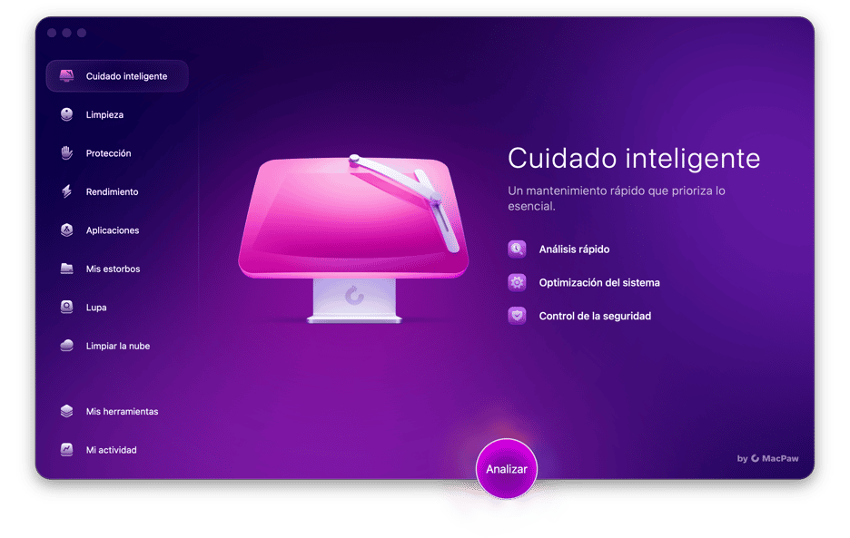 CleanMyMac interface