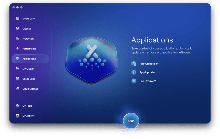 CleanMyMac interface