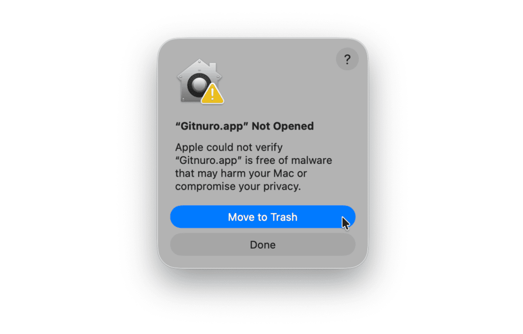 Cannot open app on Mac