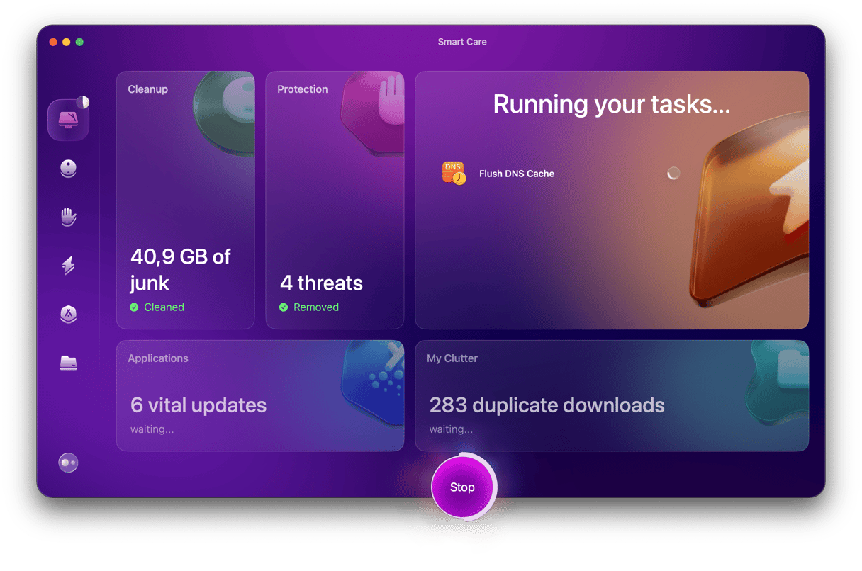 Smart Care - running maintenance tasks