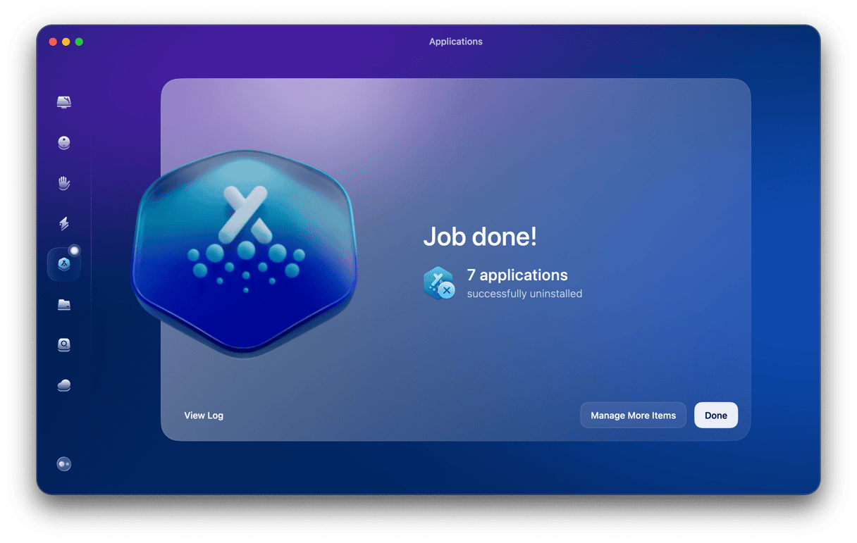 CleanMyMac's Application Manager