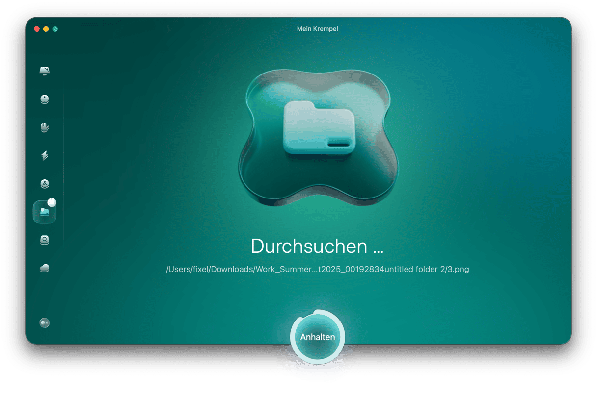 CleanMyMac - &bdquo;Mein Krempel&ldquo;