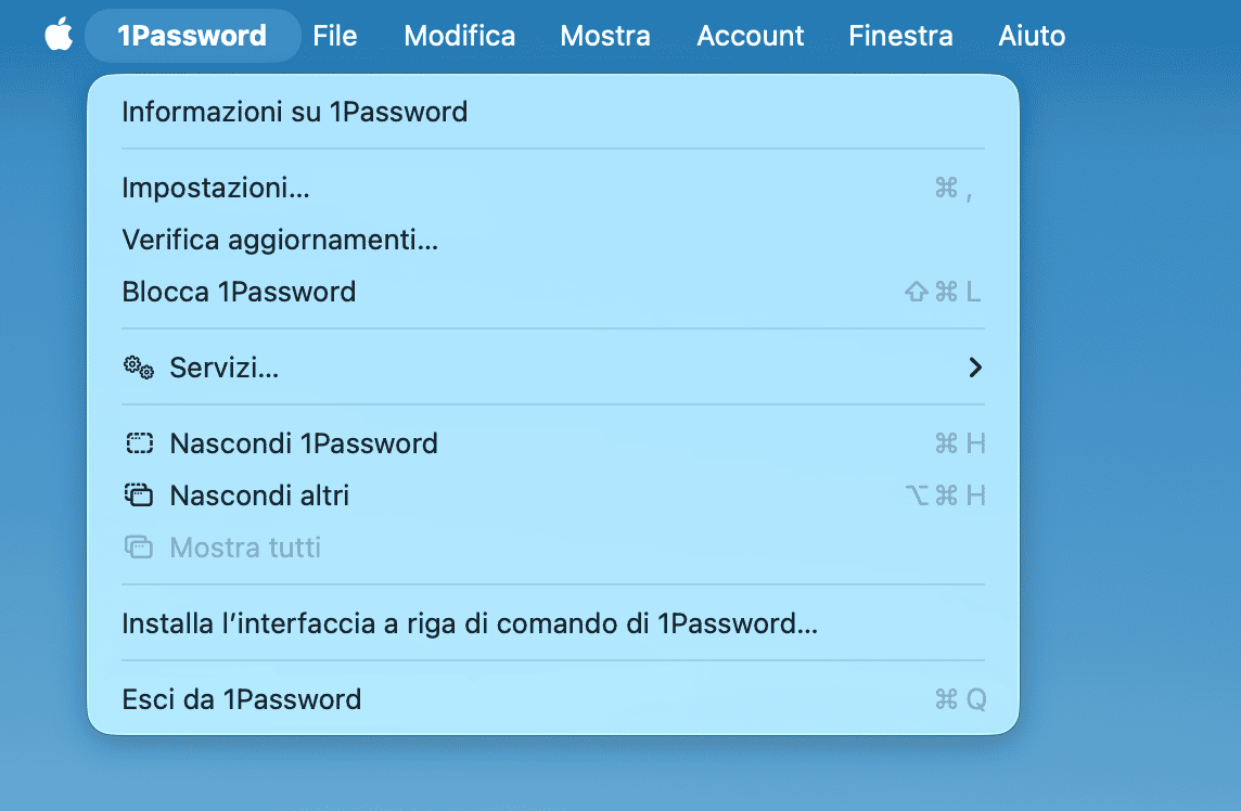 Apri l'app, clicca sul suo nome nella barra dei menu e scegli Verifica aggiornamenti