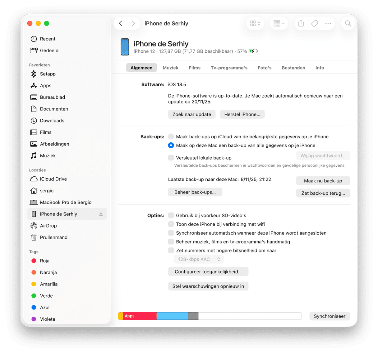 Verwijder je iOS-reservekopie&euml;n