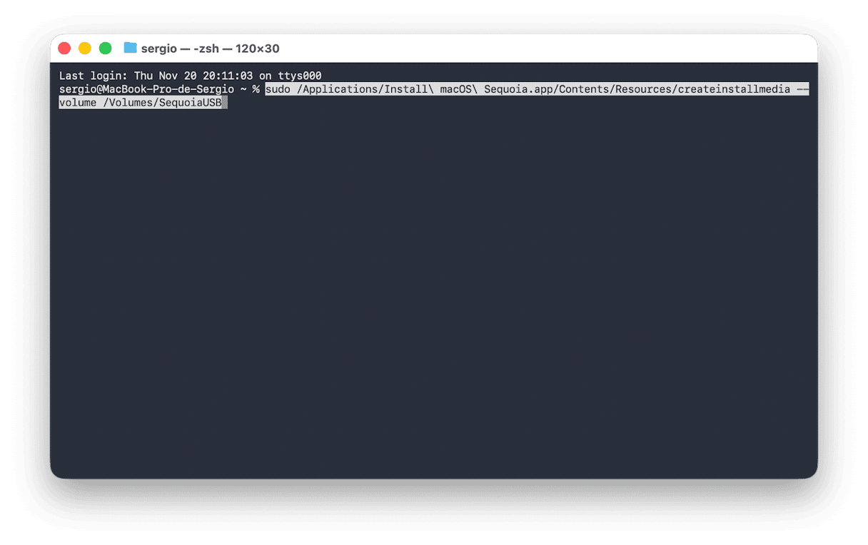 Znowu otw&oacute;rz Narzędzi i otw&oacute;rz Terminal