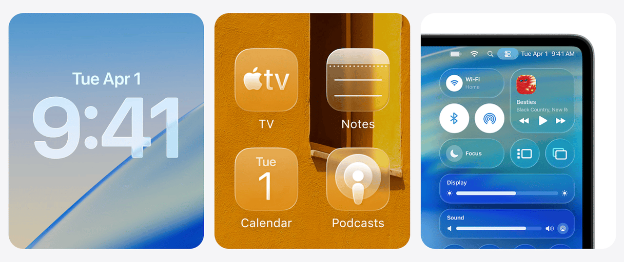 Oszałamiający design Liquid Glass