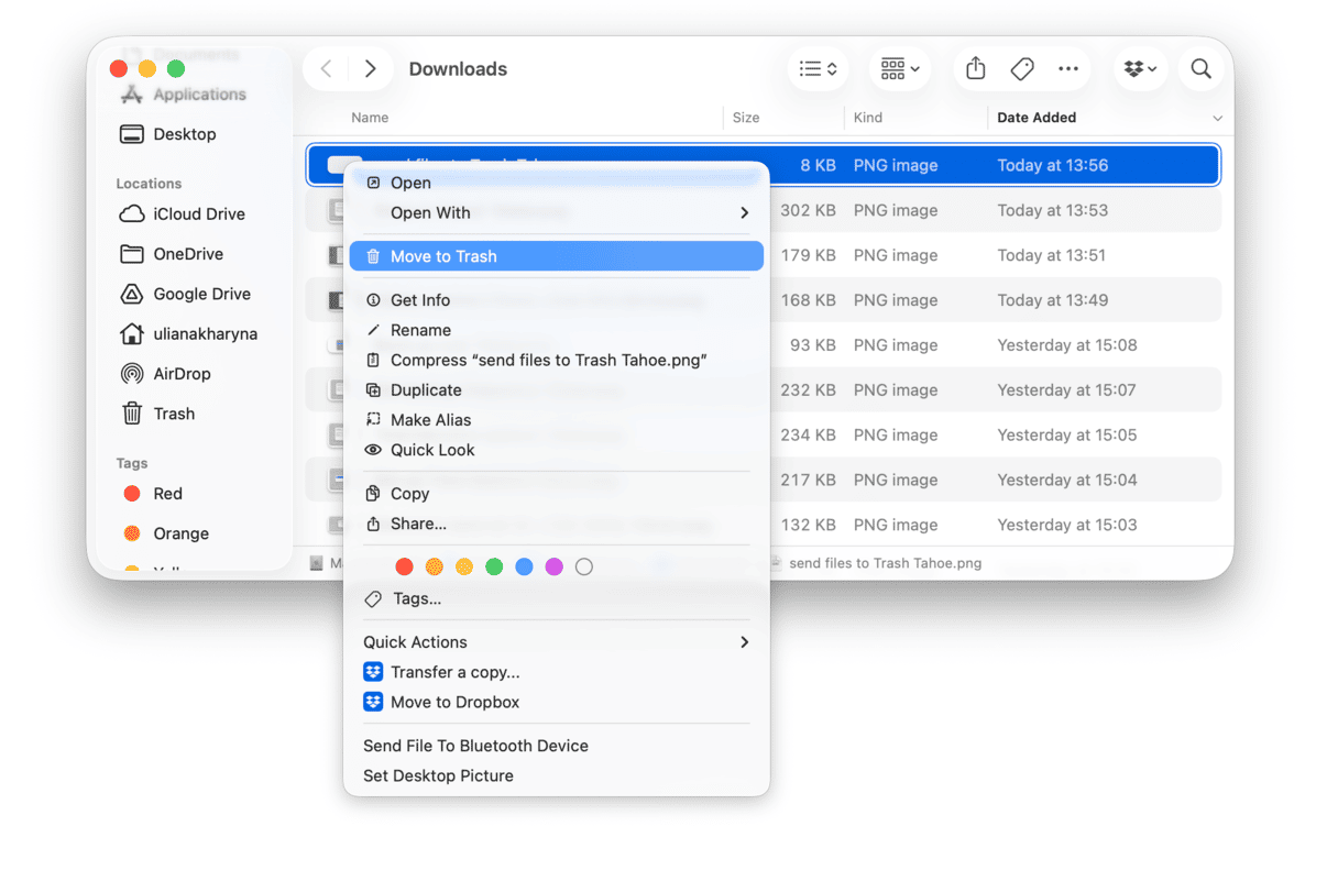 How to delete files on Mac