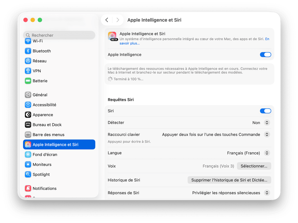 Apple Intelligence et Siri