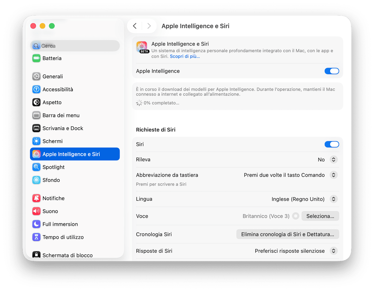 Apple Intelligence e Siri