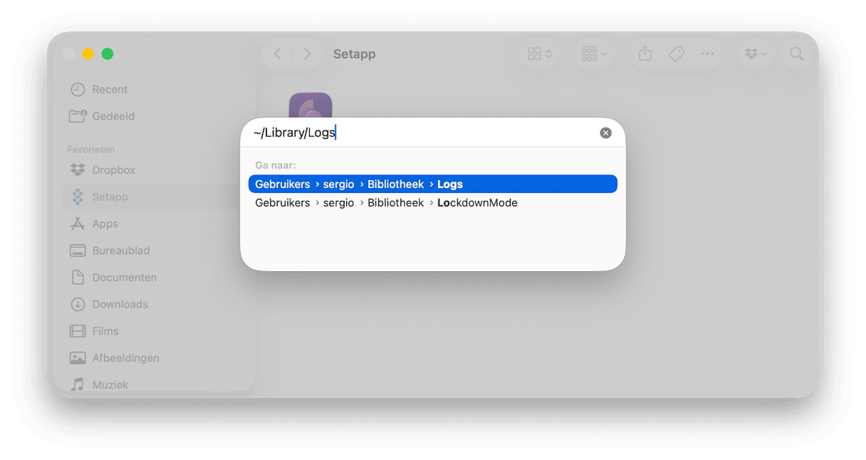Logbestanden handmatig van je Mac verwijderen
