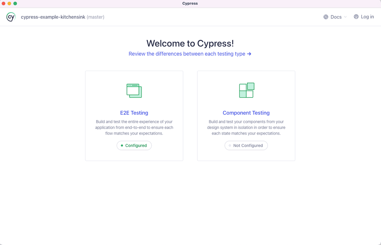 Cypress front-end test automation framework