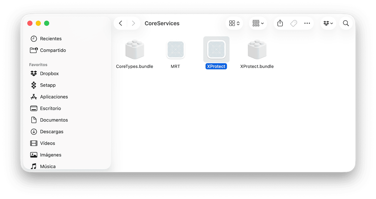 Abre una ventana del Finder