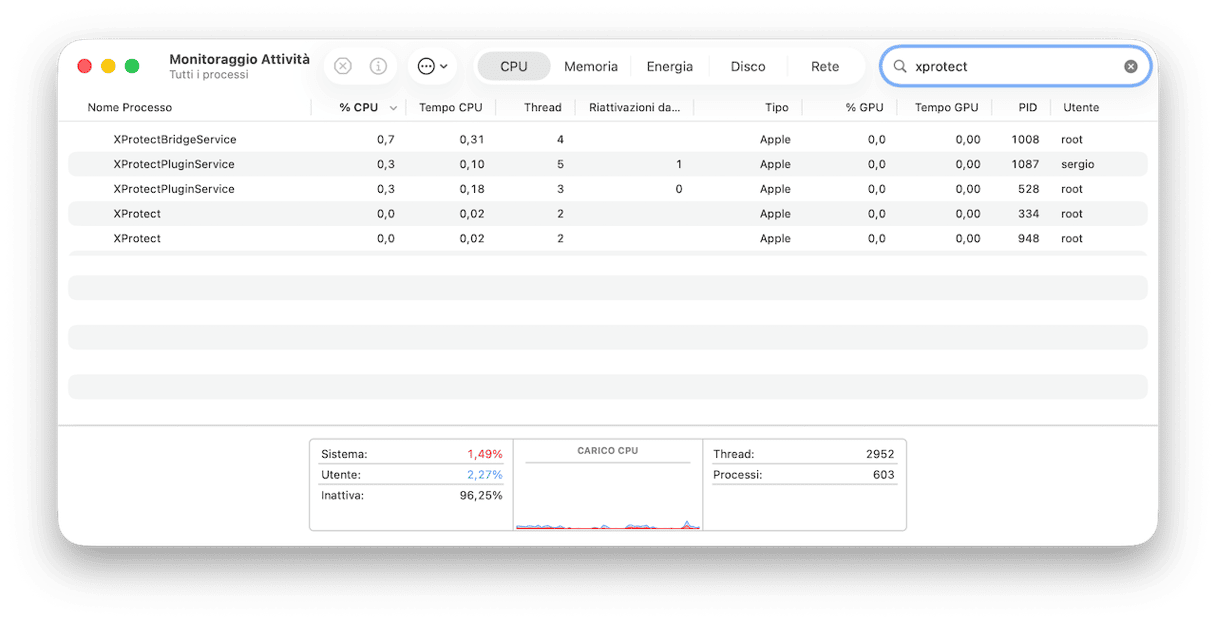 Cos'&egrave; XProtect sul Mac?