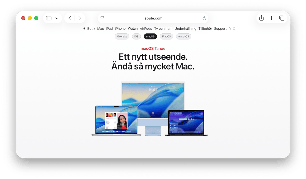 Mac-kompatibilitet med macOS Tahoe