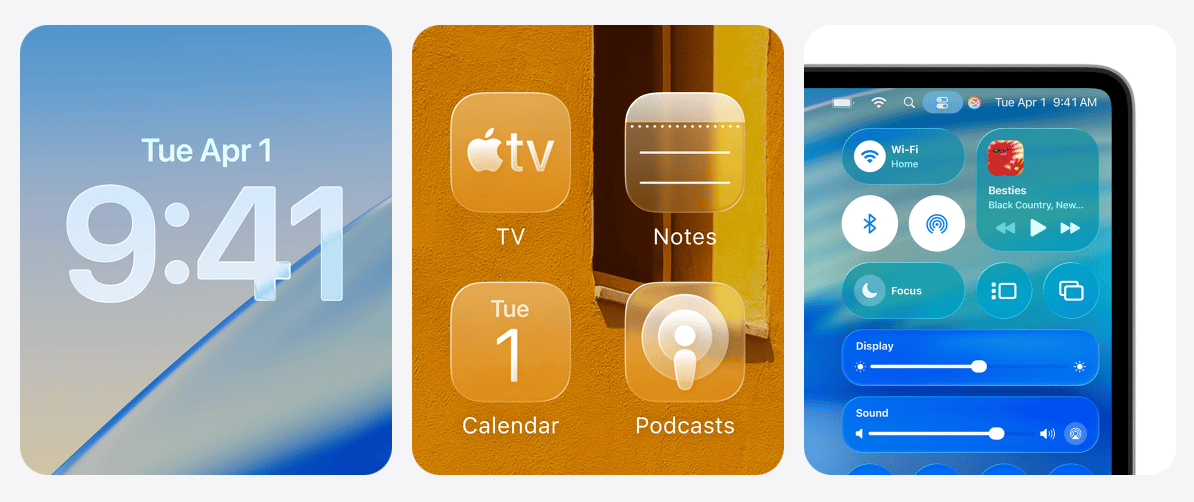 Fantastisk design med Liquid Glass