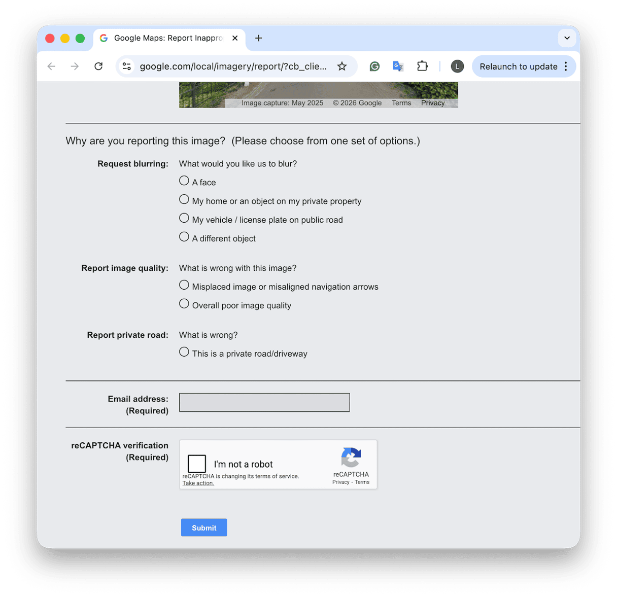 Blur your home on Google Maps Street View