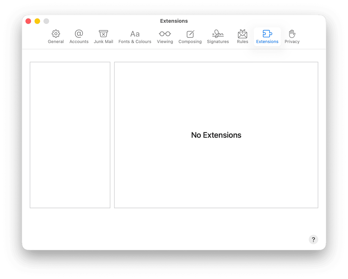 Manage Mail plug-ins