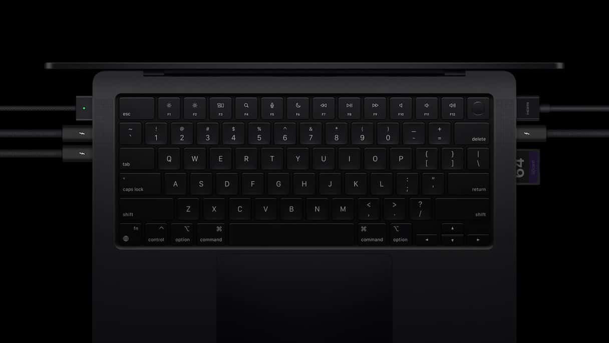 MacBook black keyboard