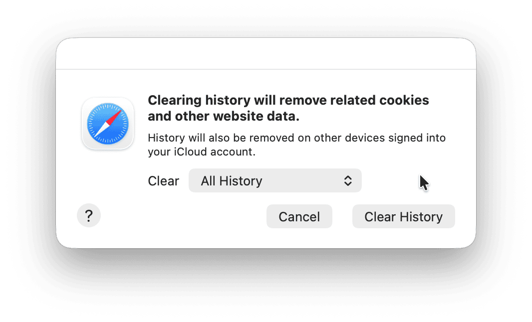 How to clear browsing history in Safari