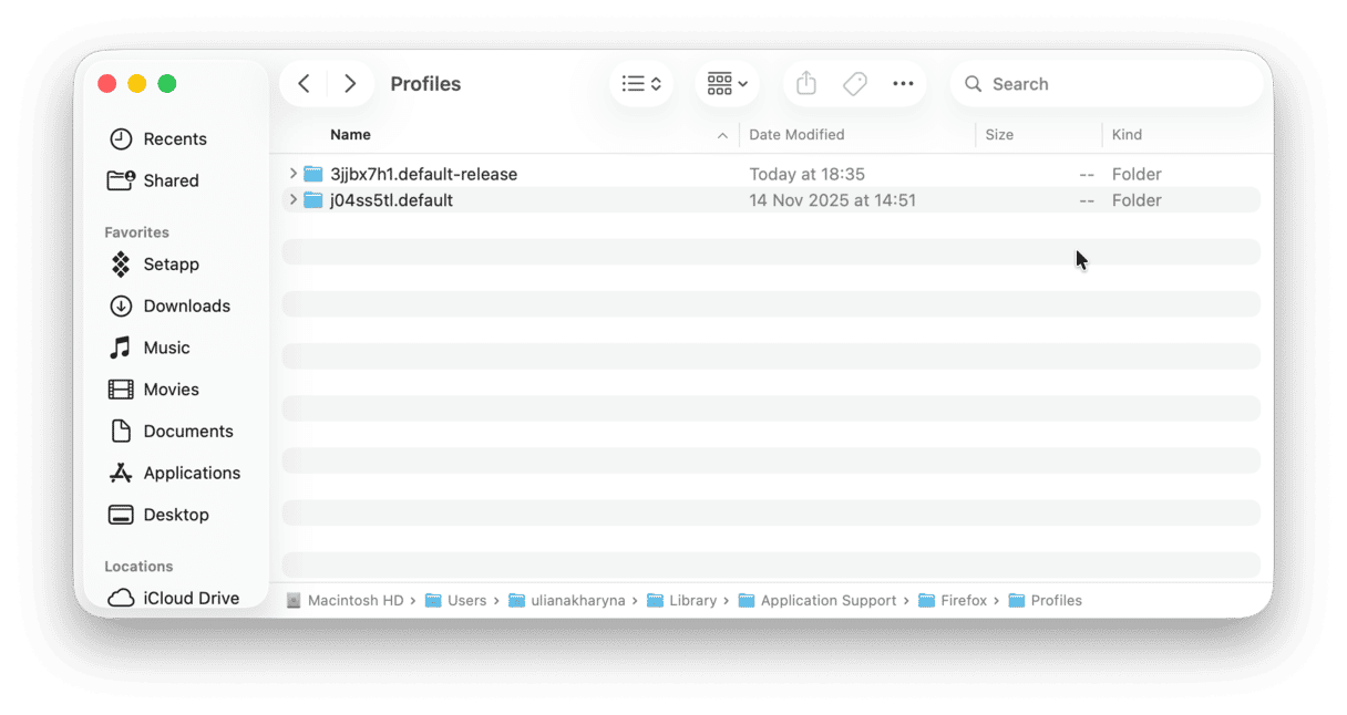 Remove Firefox extensions on Mac