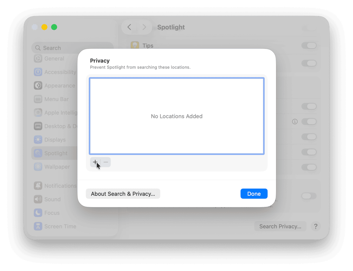 How to reindex Spotlight