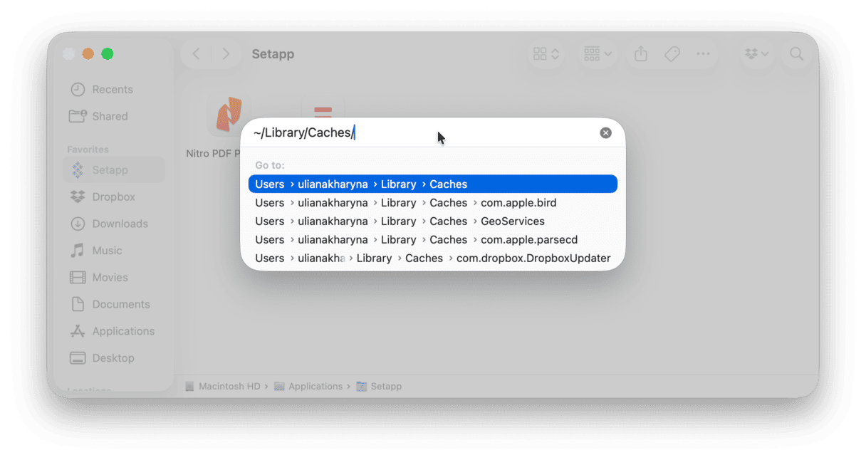 Remove temporary files from Mac