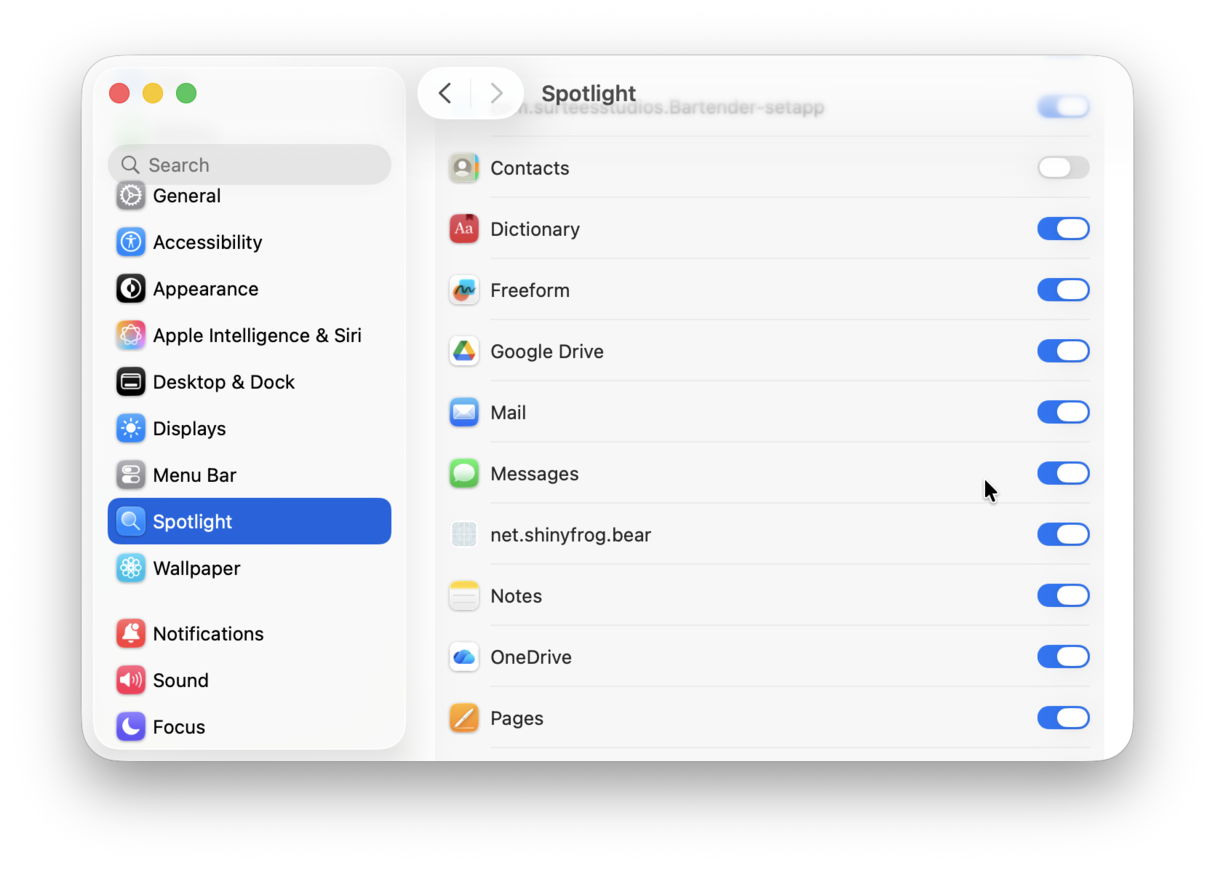 how to fix Apple mail search not working