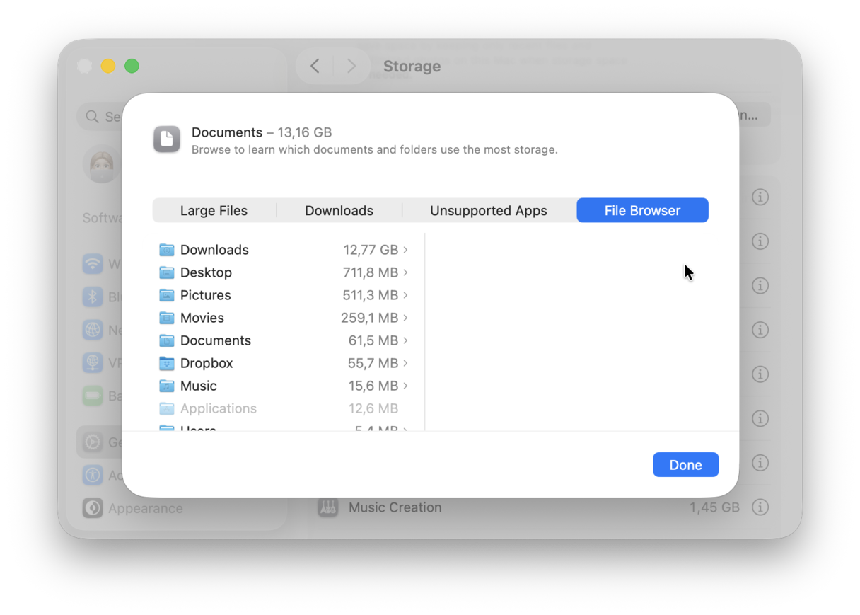 reduce clutter on Mac