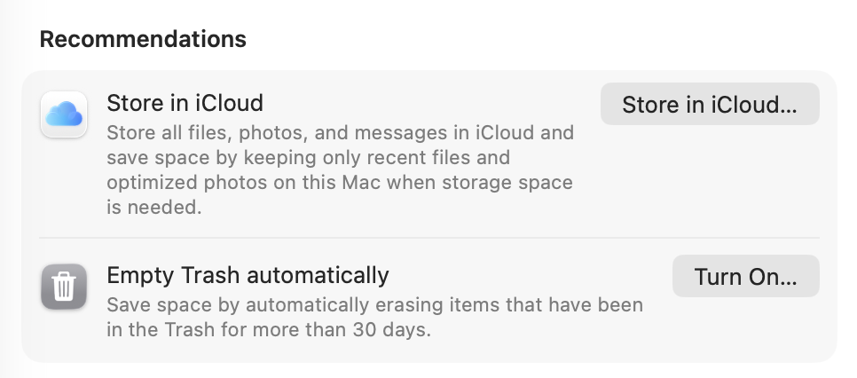 How to manage storage on Mac
