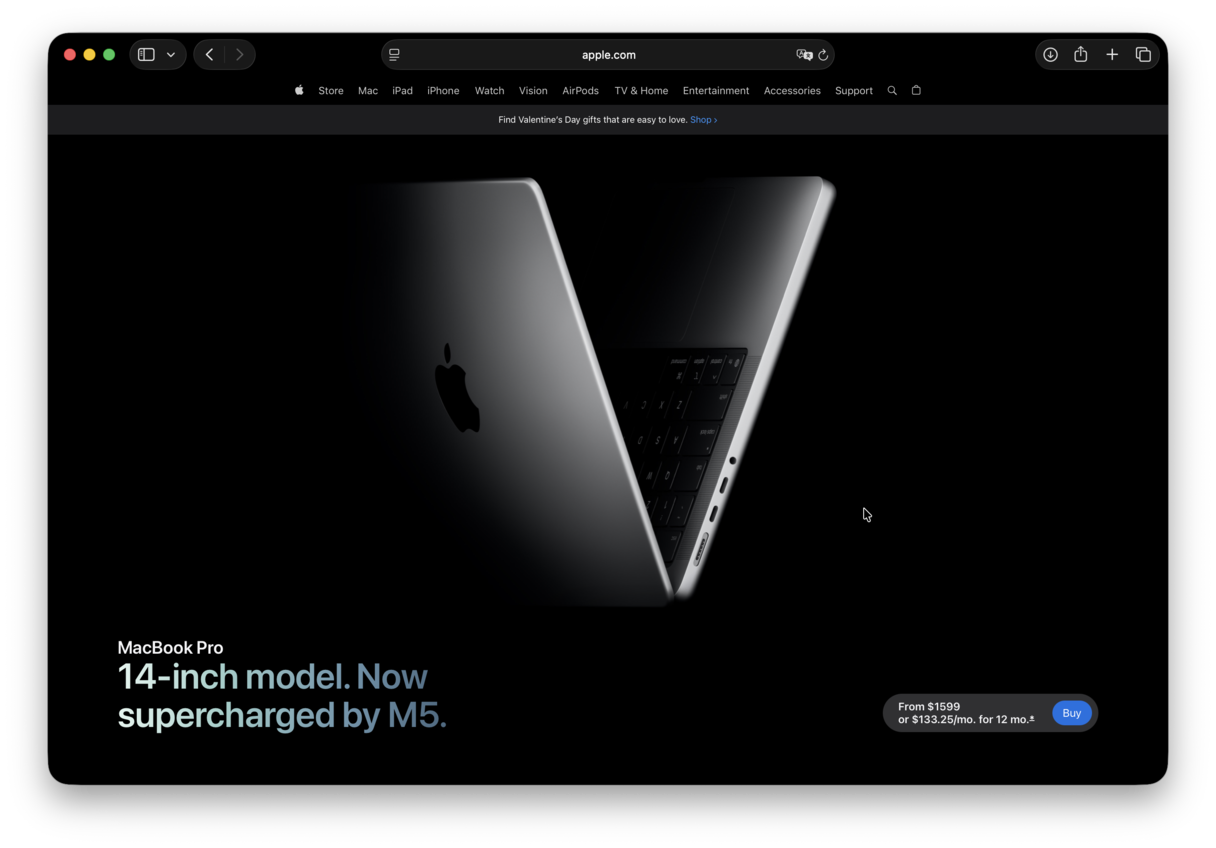 MacBook Pro M5 Pro 14in