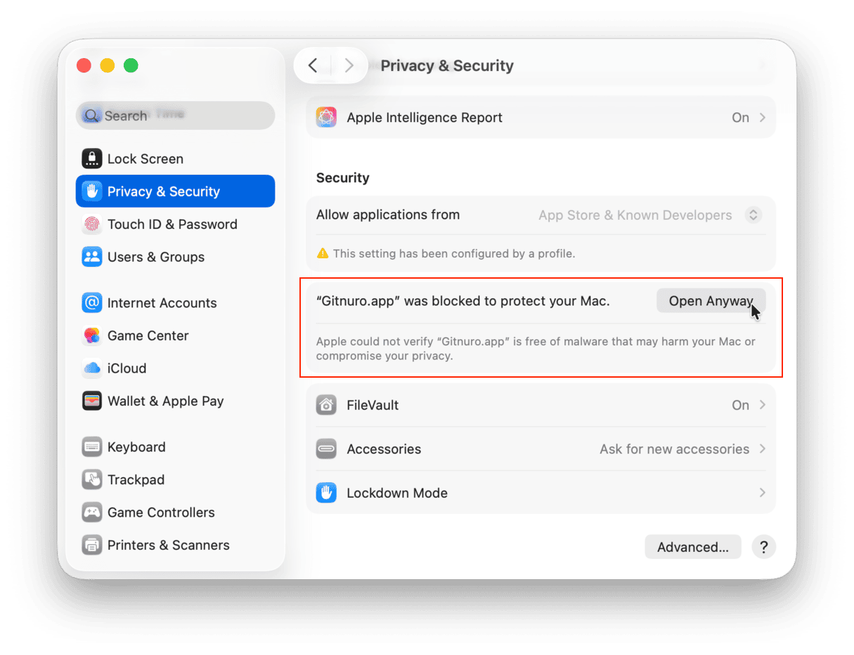 How to override Gatekeeper