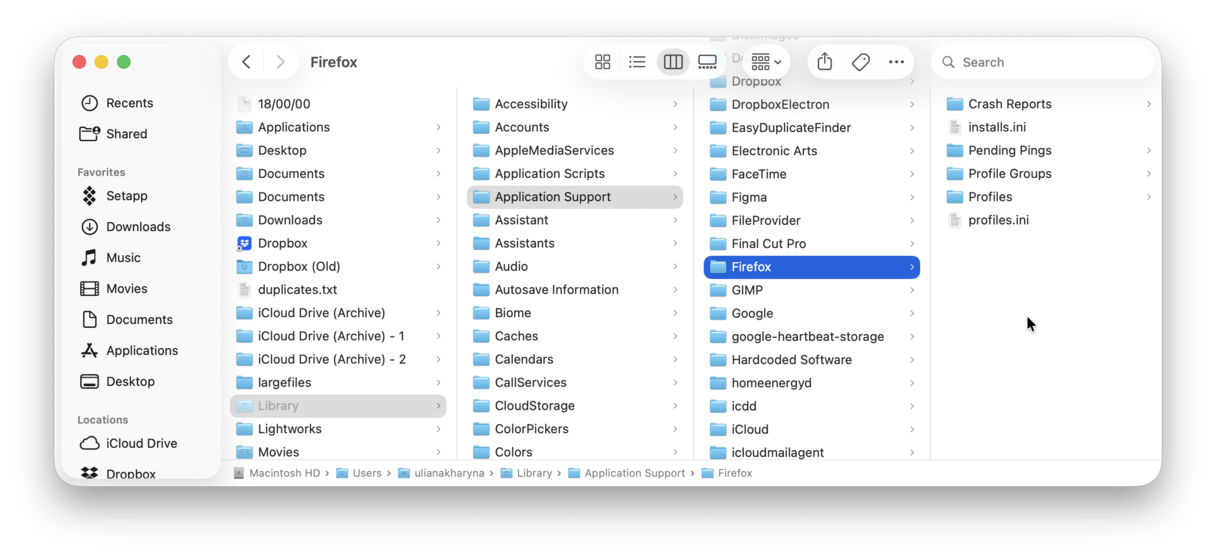 how to uninstall Firefox from Mac