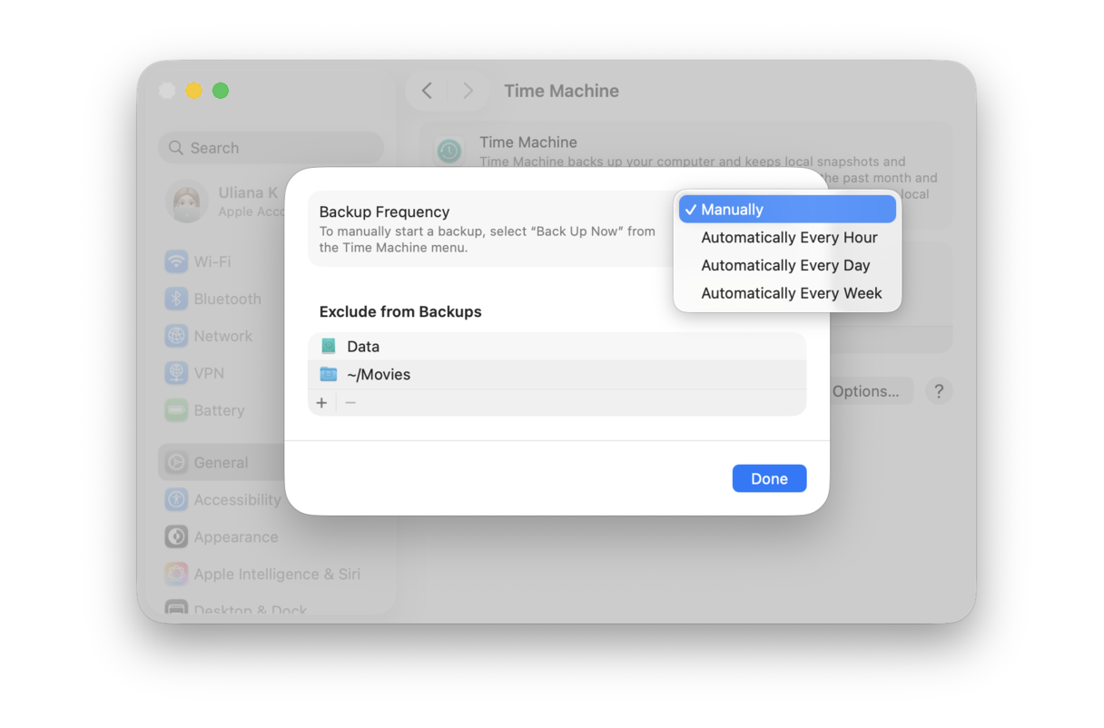Time Machine won't back up fixes