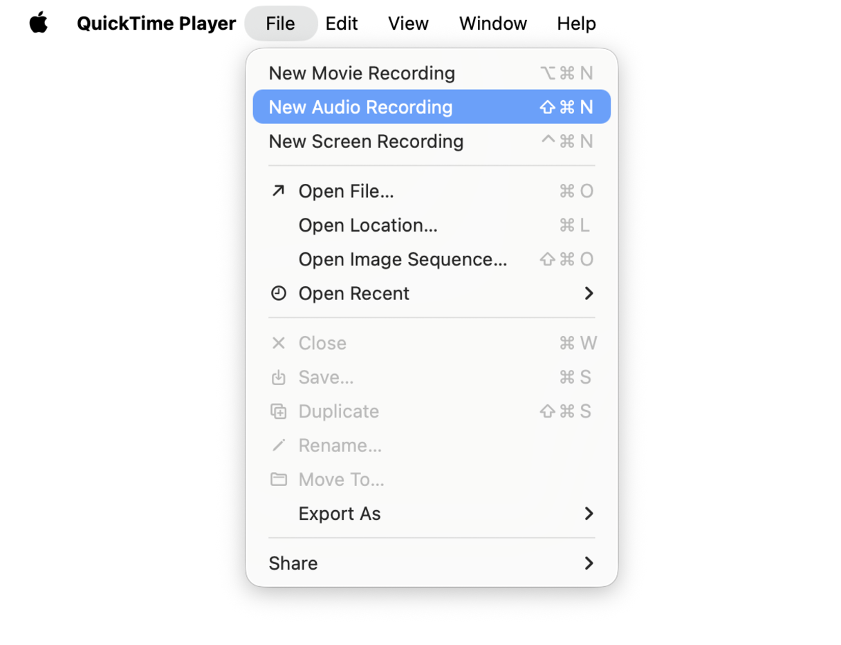 How to record audio on Mac