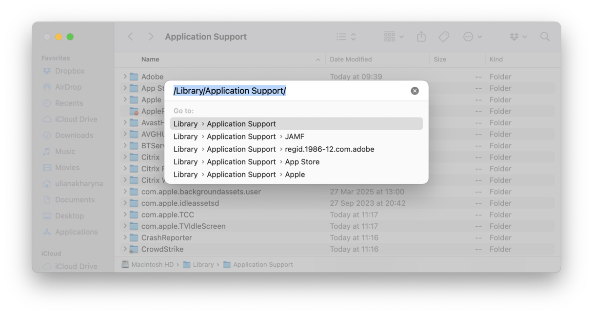 Remove system files