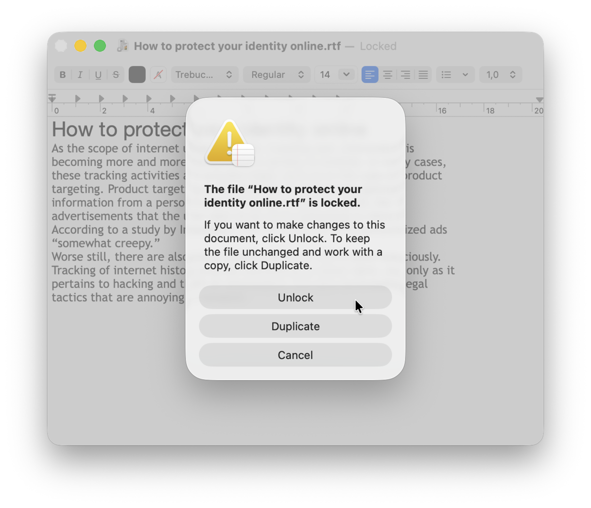Corrupted permissions