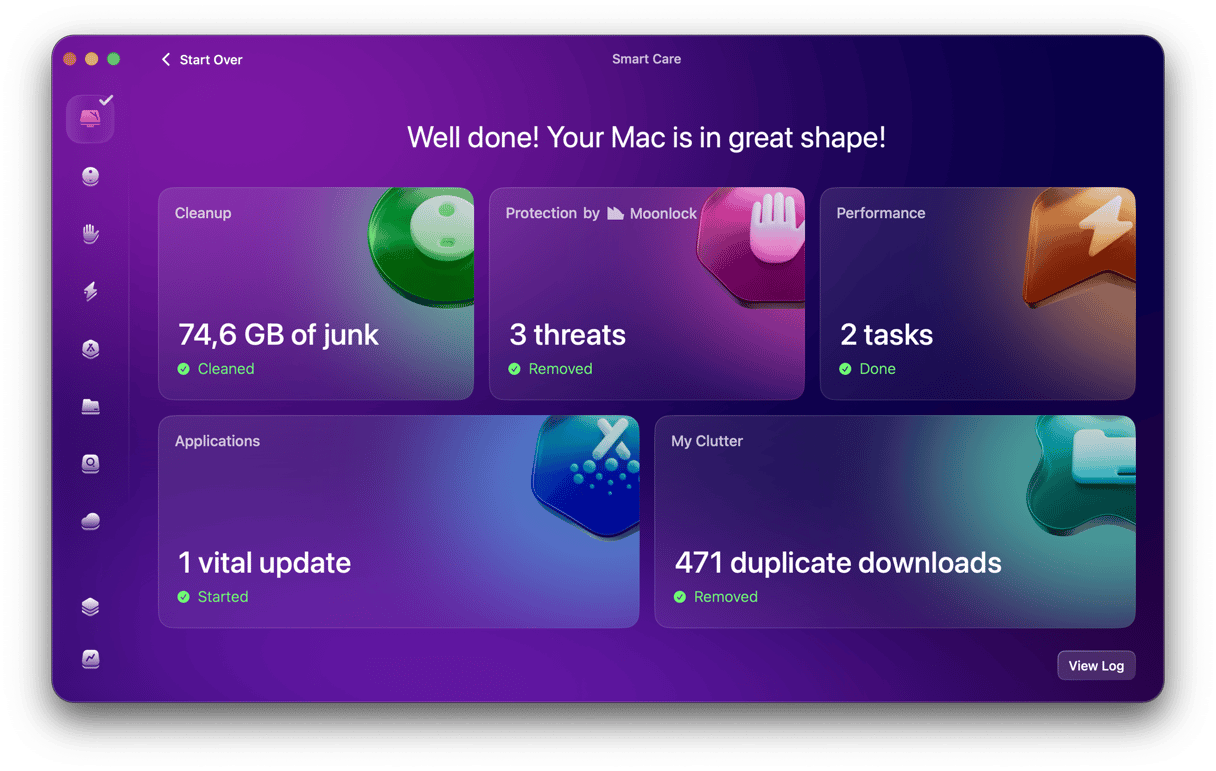 CleanMyMac's Smart Care