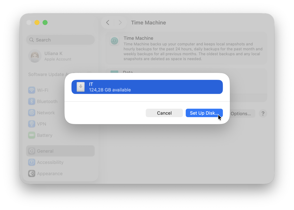 How to back up Mac with Time Machine