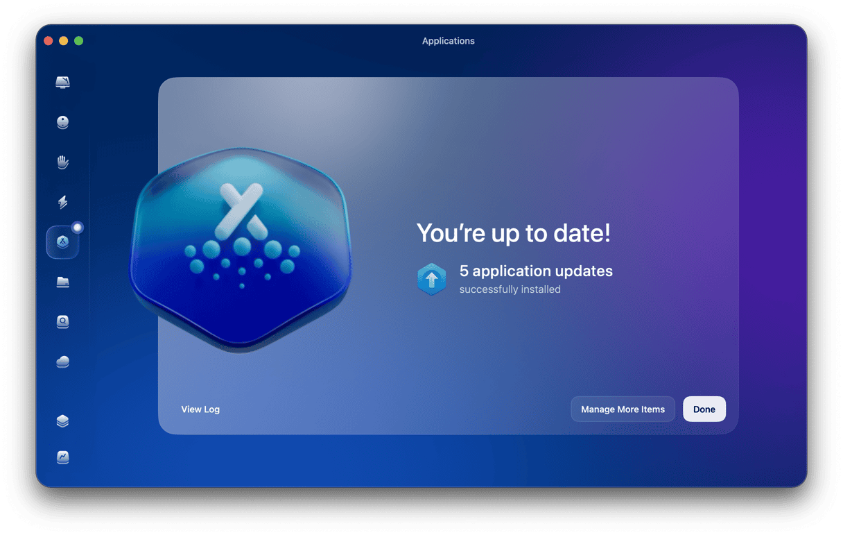 CleanMyMac &ndash; Applications tab