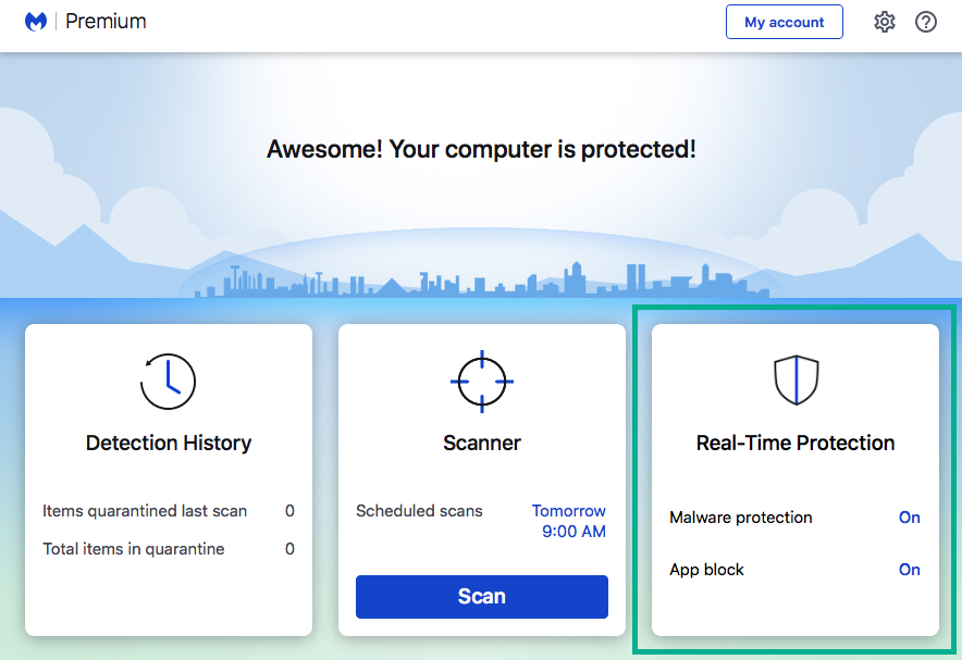 Malwarebytes app for Mac