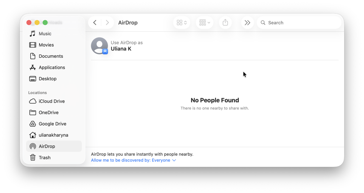 How to transfer photos from iPhone to Mac - use AirDrop on Mac