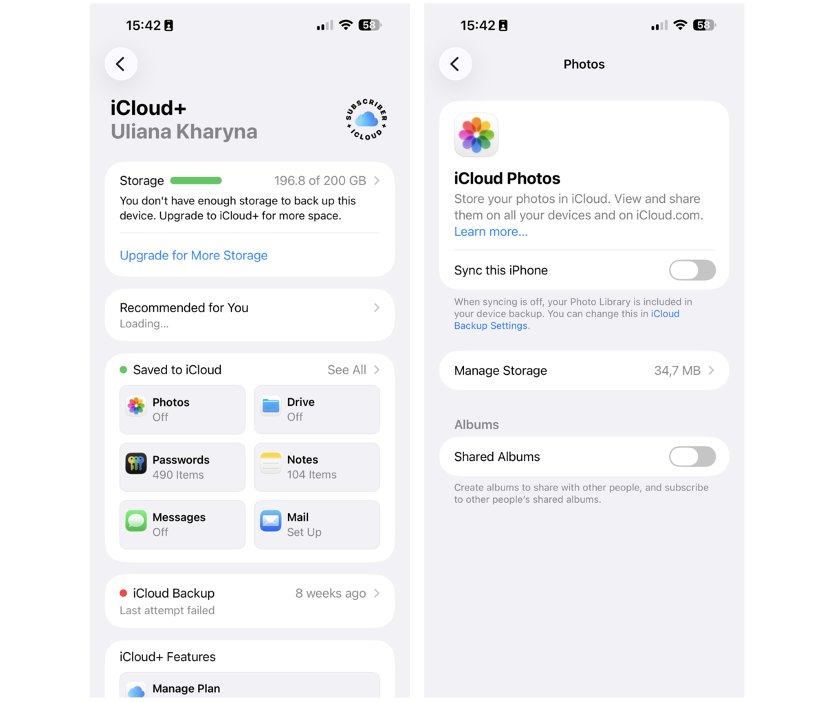 How to set iCloud photos on your iPhone